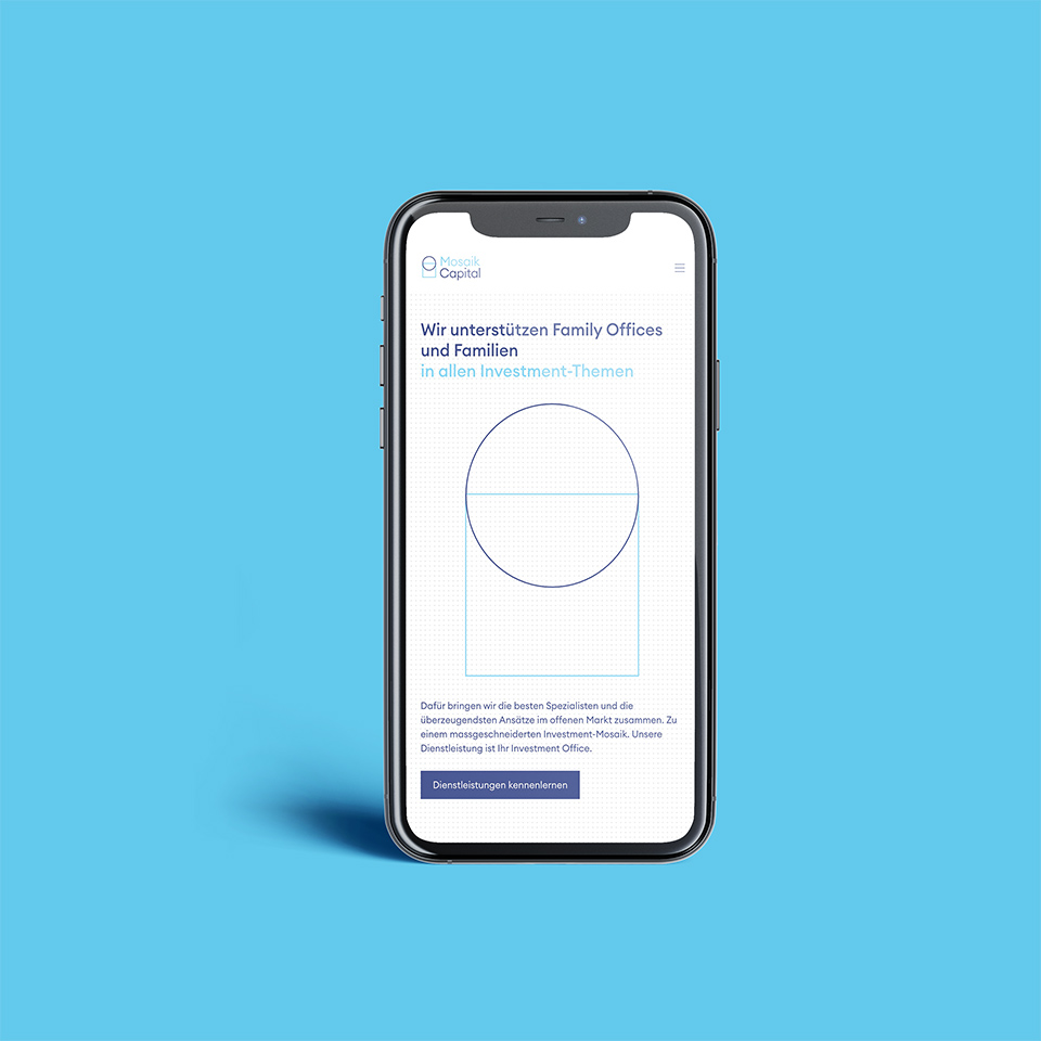 Starseite von Mosaik Capital auf Mobile